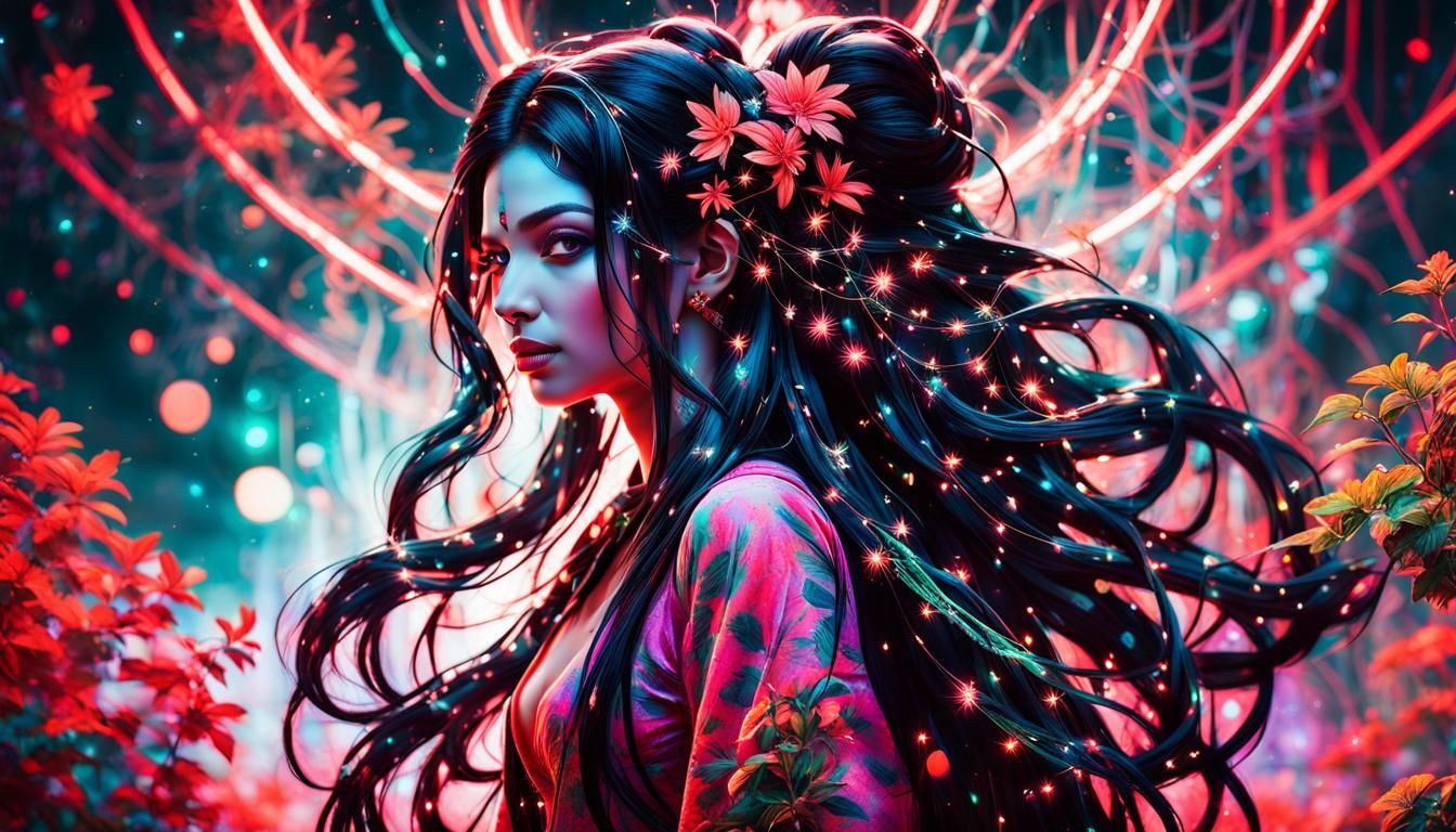 Goddess of Horticulture in Ultra Long Exposure