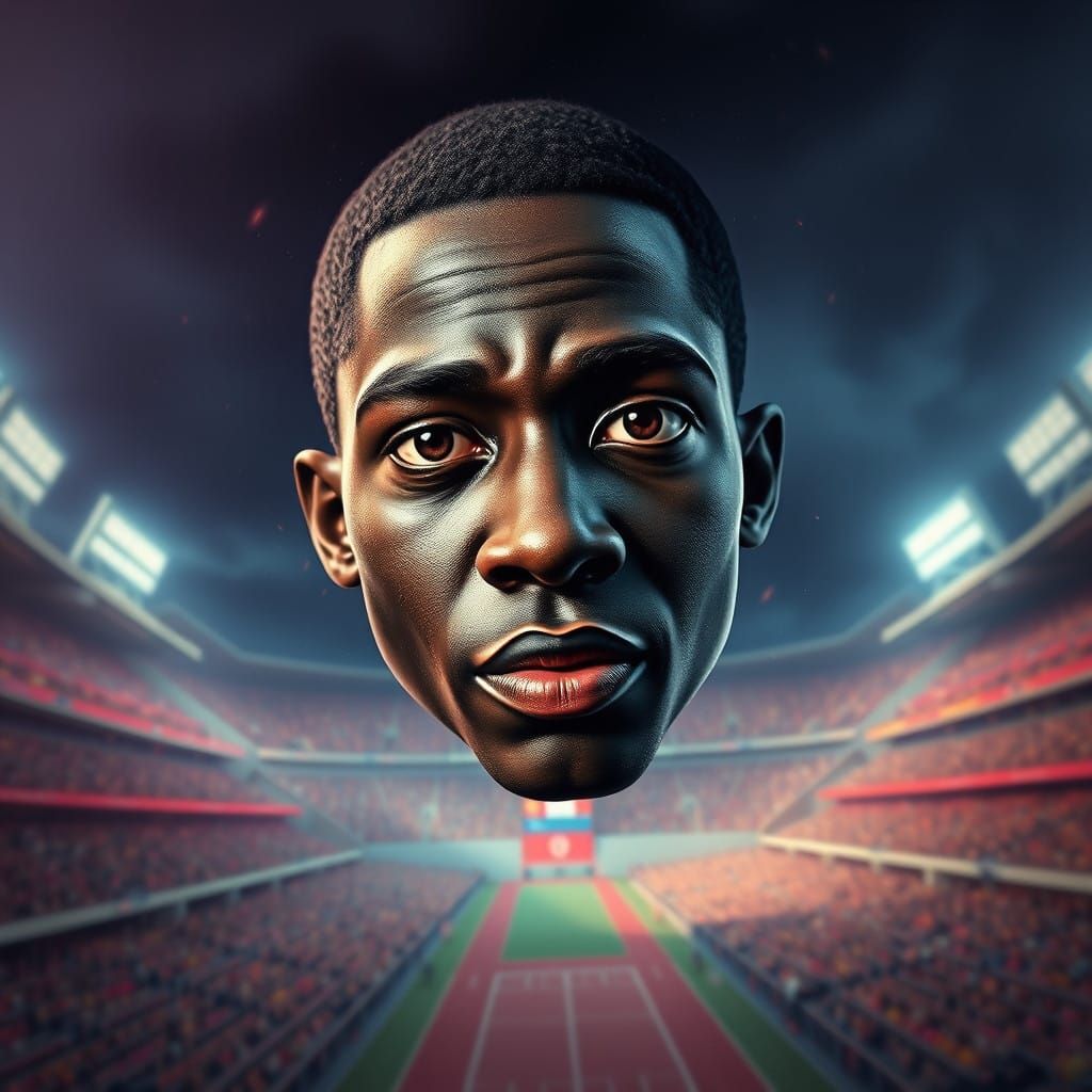 African American Sprinter Wins Gold in a Futuristic Third Re...