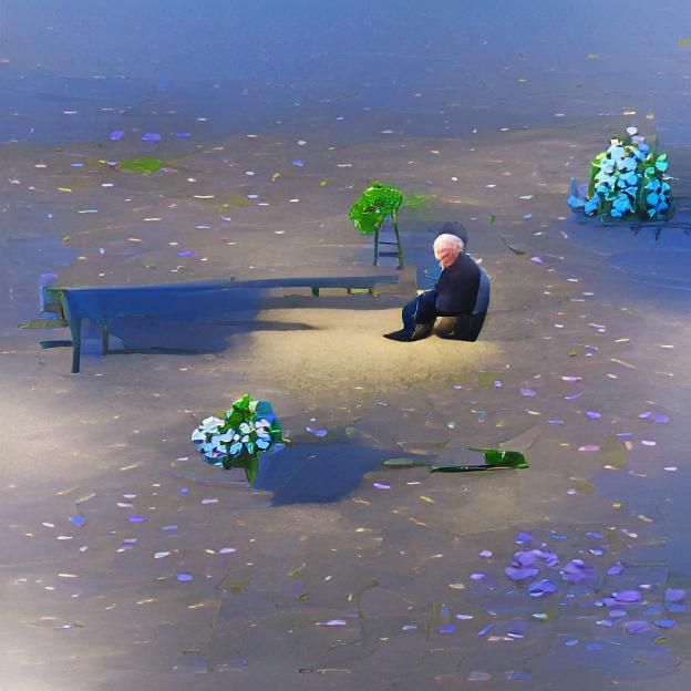 Lonely Man at Life's End