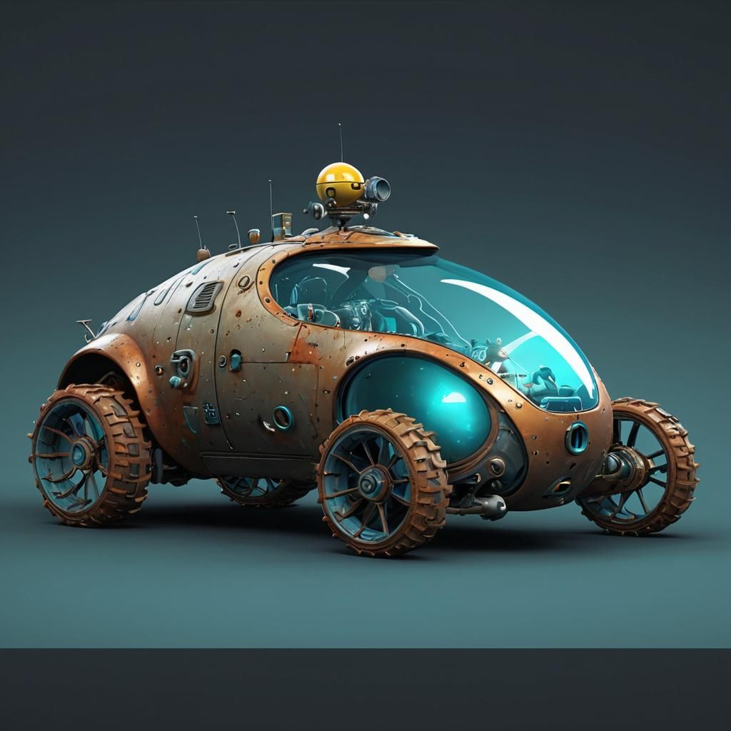 Futuristic Concept Car Design: Thematic Mashup