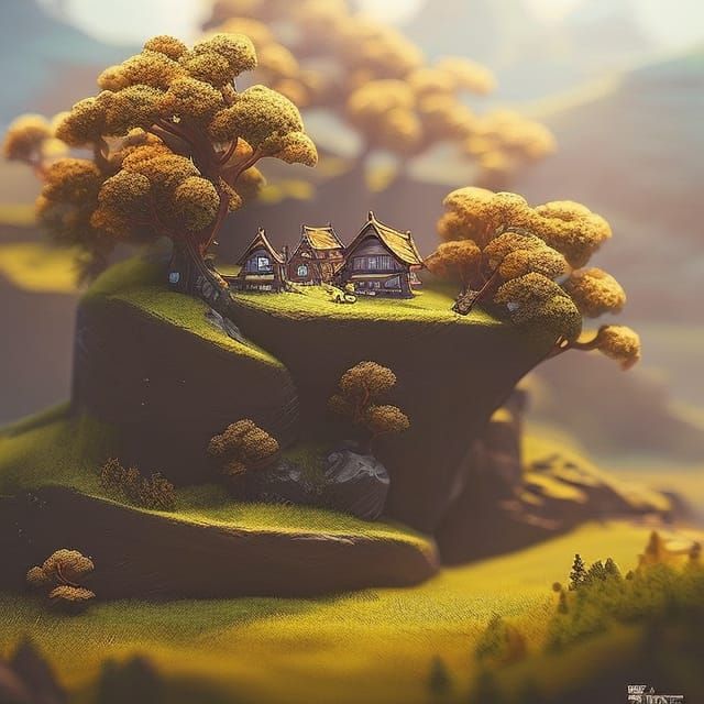 Miniature Landscape in a Jar: Dreamy Macro Photo