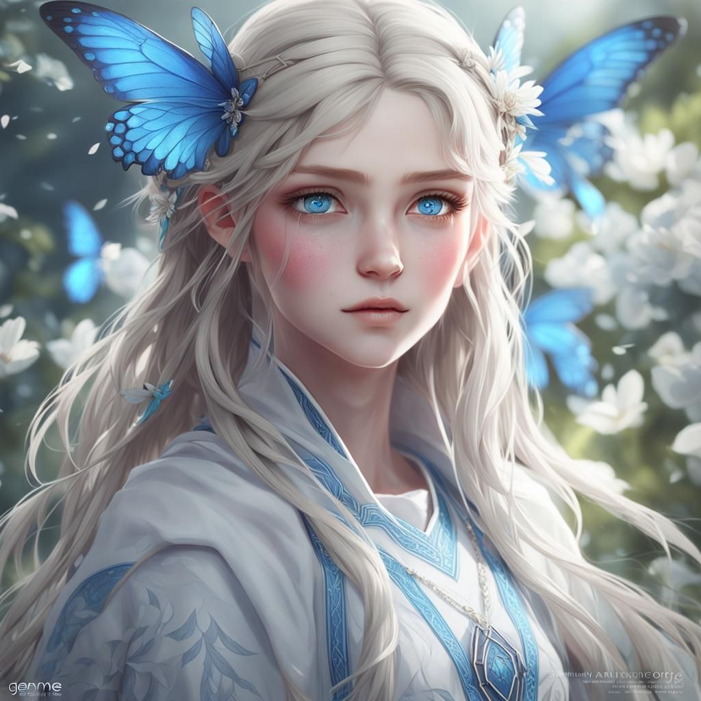 Beautiful Anime Girl Portrait in 8k Resolution