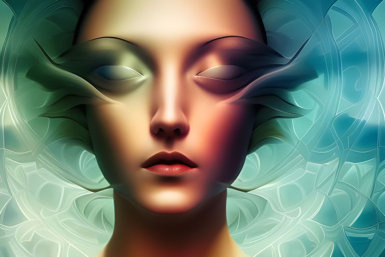 Elvish Submarine City in Starry Dreamscape