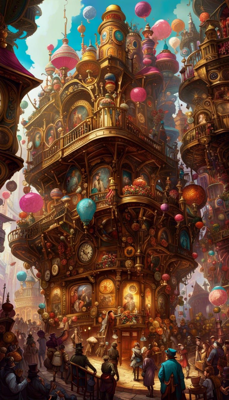Steampunk Candy Shop: Fantasycore Masterpiece