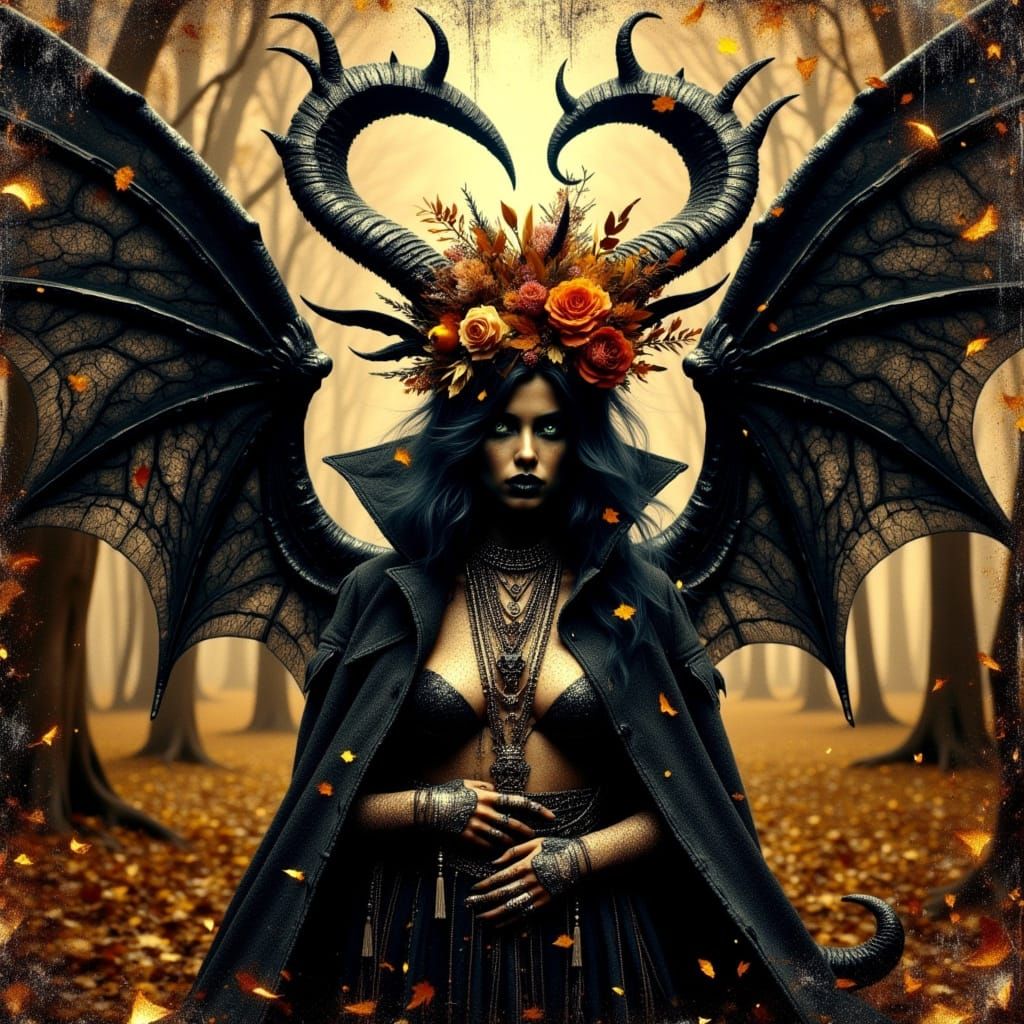 Hypermaximalist Dark Romance Fantasy Portrait of a Majestic ...