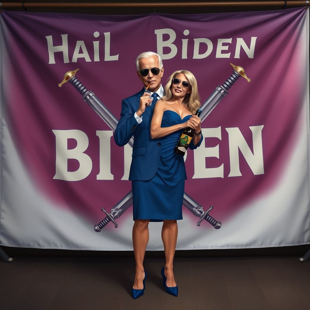 Joe Biden in Drag: A Humorous AI Image