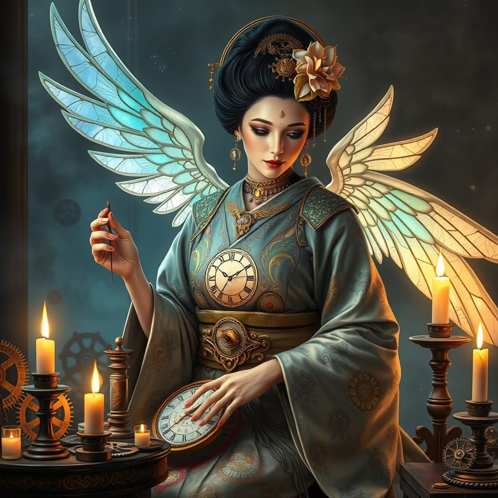 Celestial Geisha Crafts Timepieces in Renaissance Steampunk ...