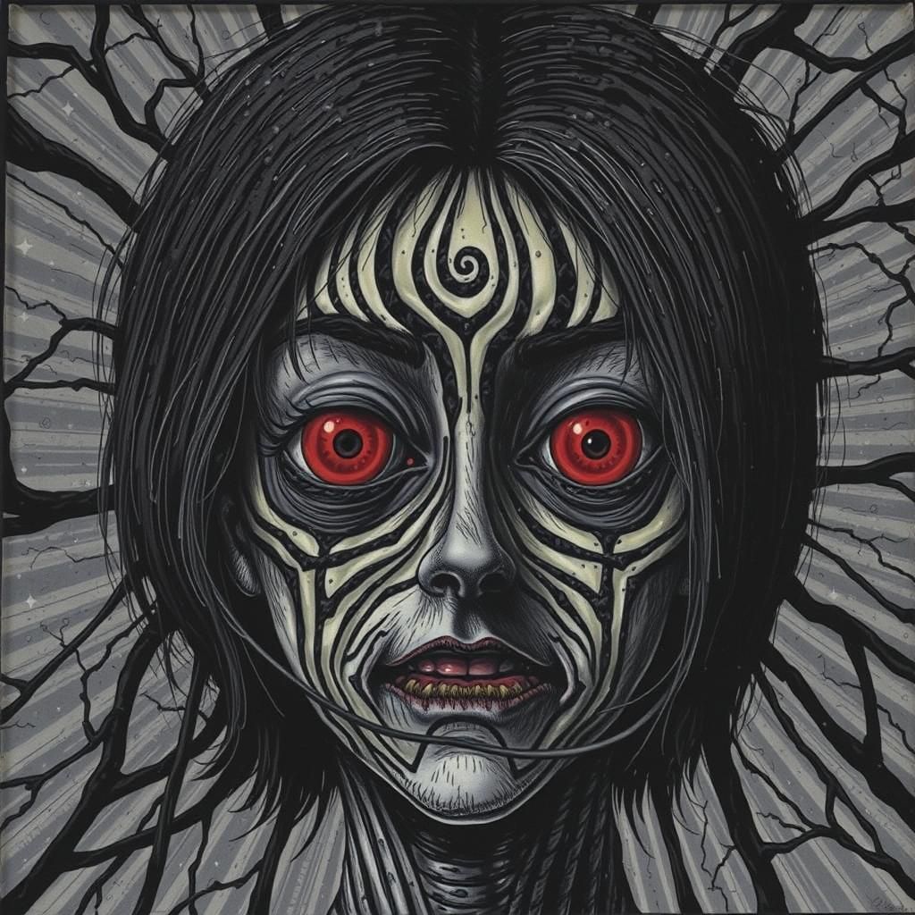 Disturbing Junji Ito Horror Scene