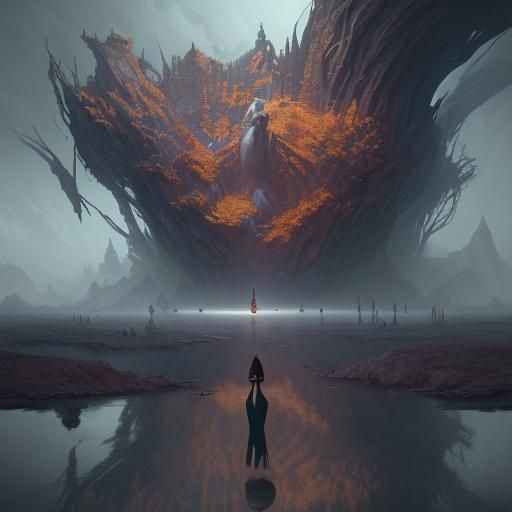 Surreal Reimagining of an Iconic Historical Event