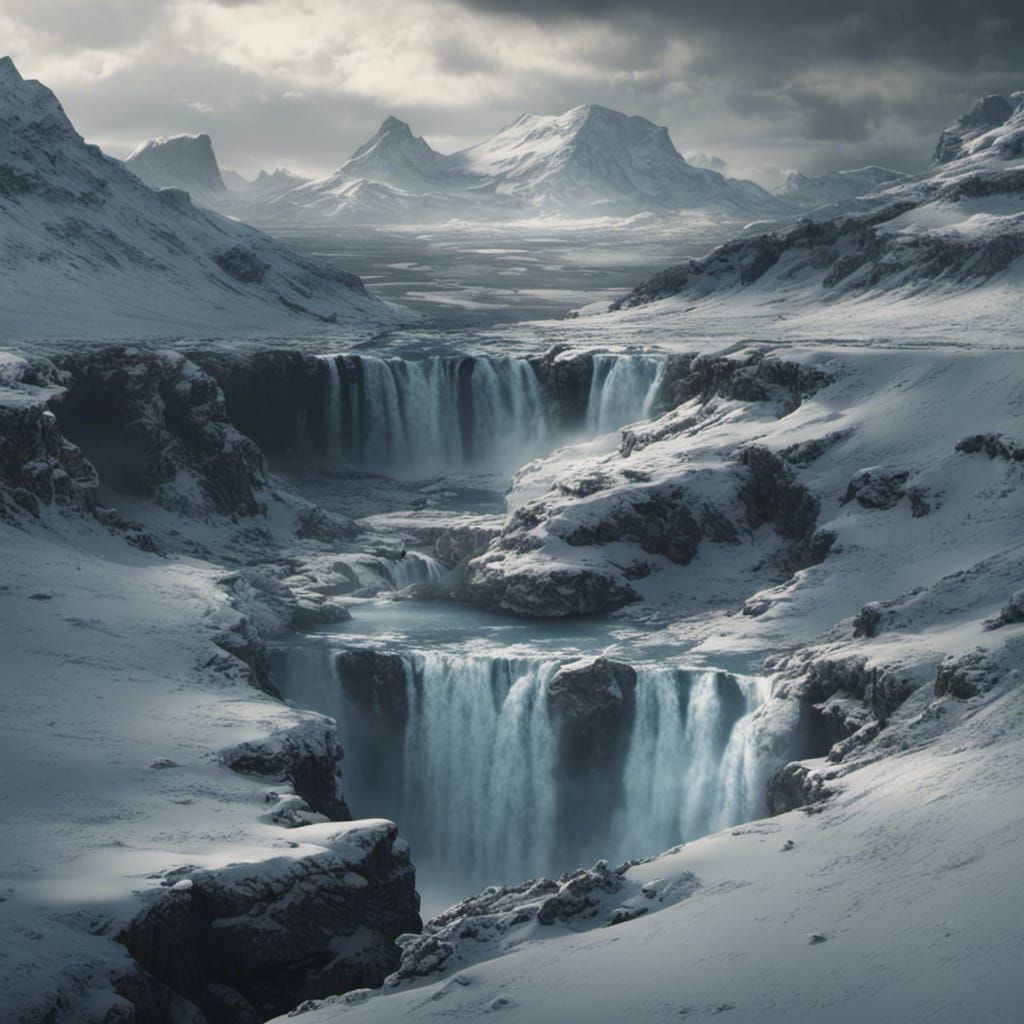 Epic Iceland: Dramatic Digital Matte Painting