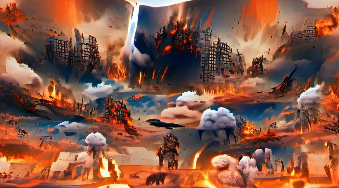 Earth's Last Stand: Technological Warfare