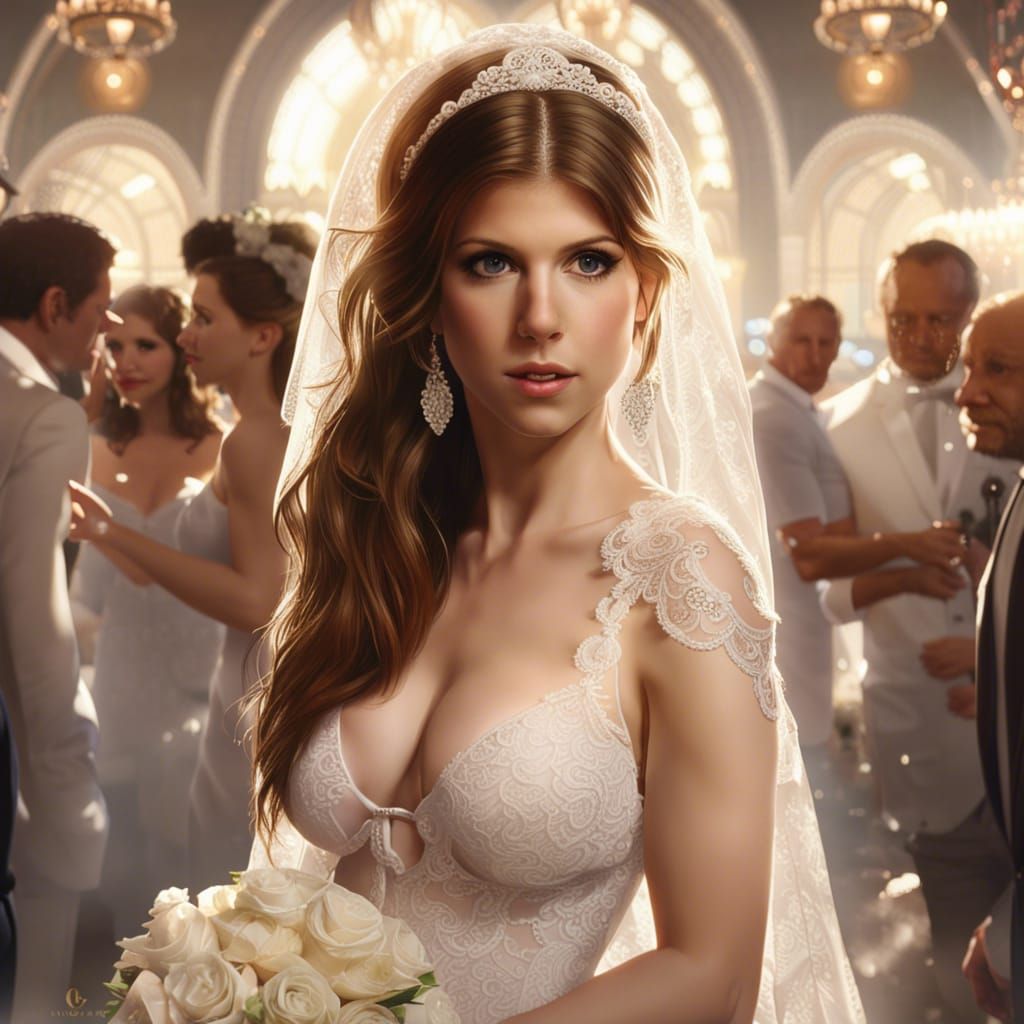 Lace Bikini Bride: Dynamic Concept Art