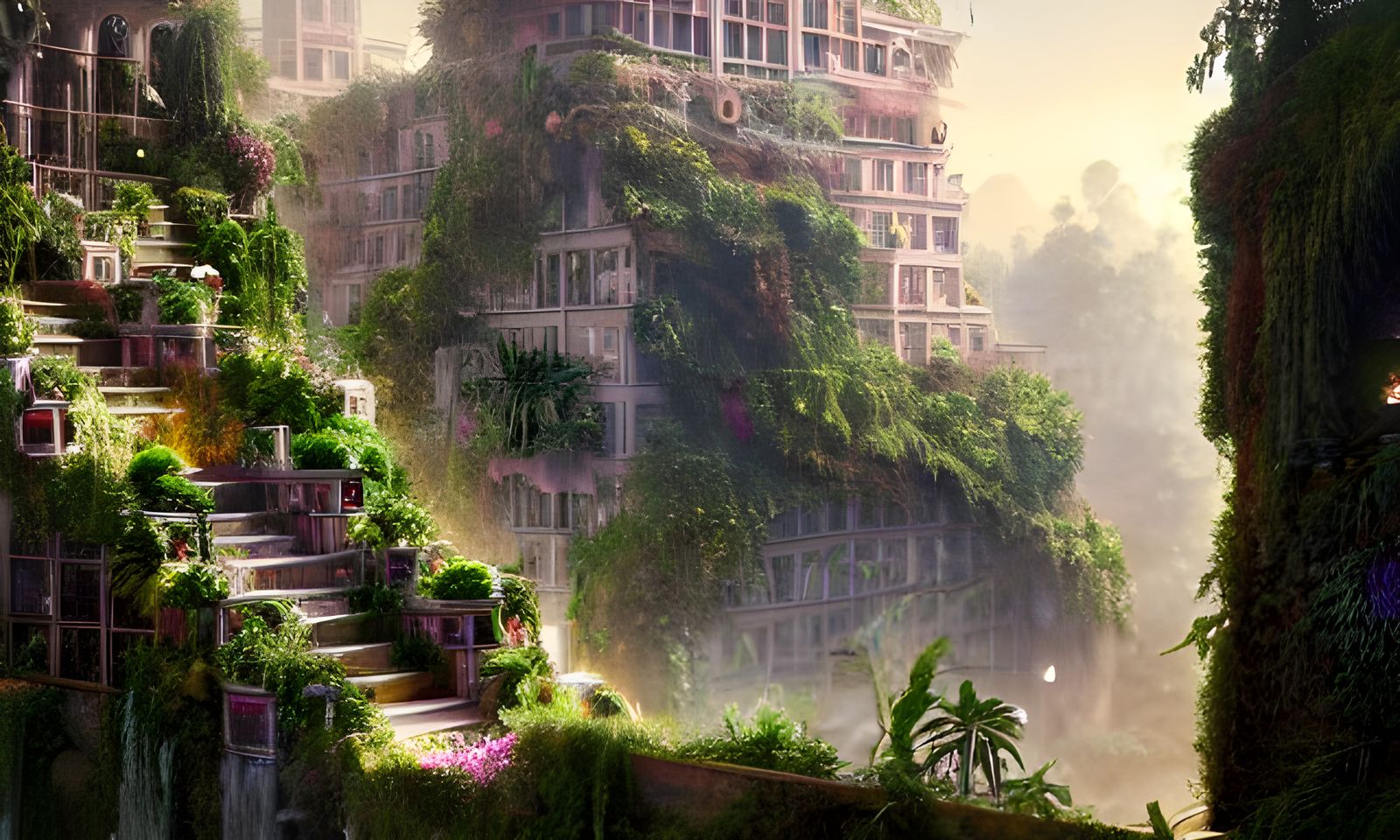 Hanging Gardens of Babylon: Epic Landscape