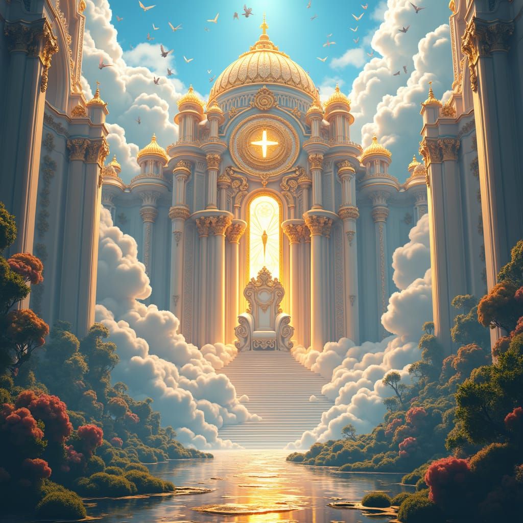 Angelic War on Heavenly Jerusalem: Anime Art