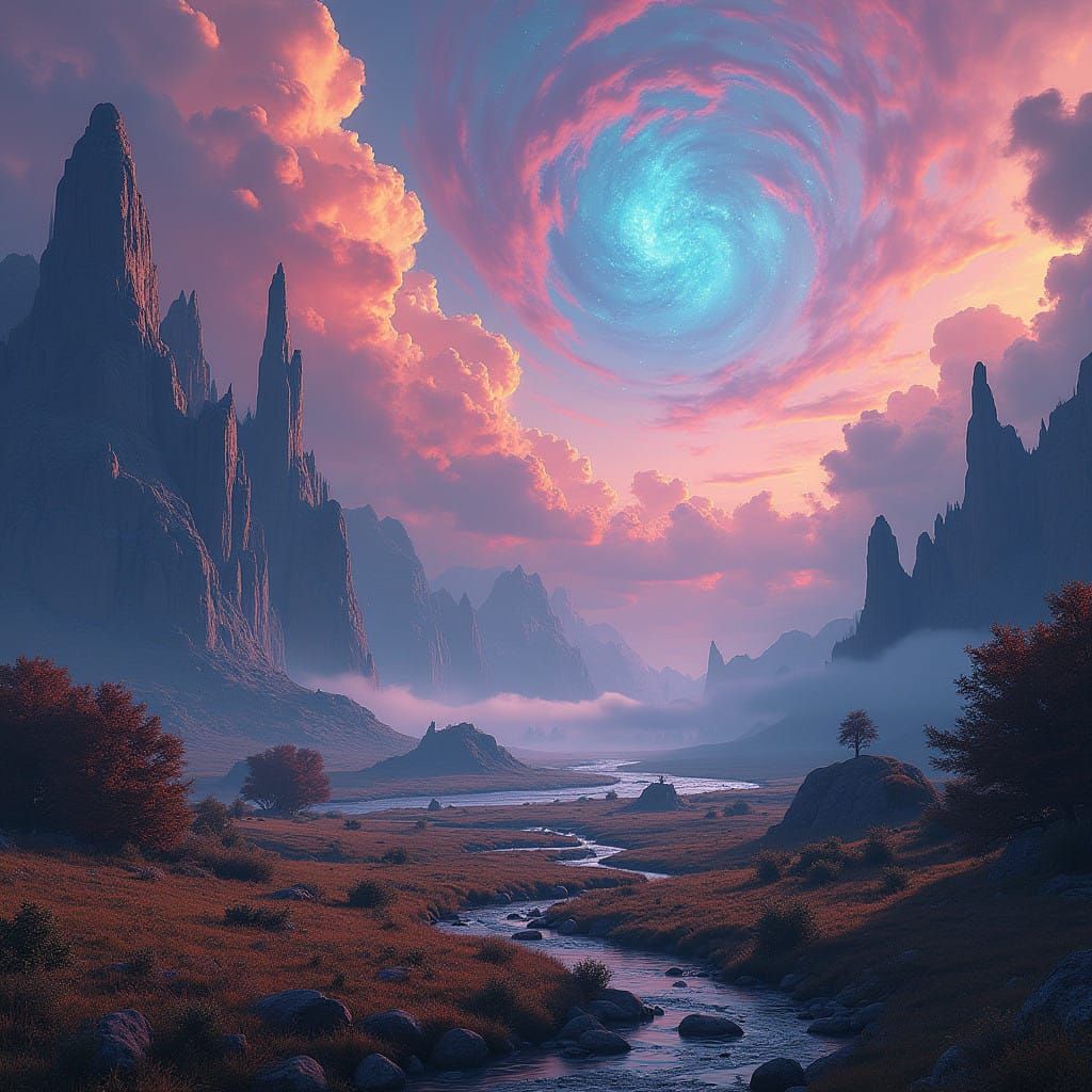 Epic Nickelback-Inspired Dreamscapes in Vibrant Colors
