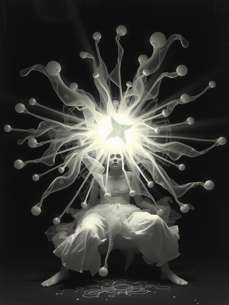 Surreal Savior Machine in Negative Space