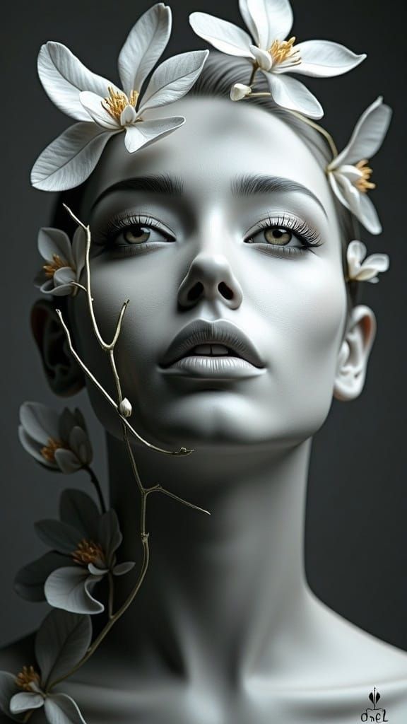 Ethereal Portrait in 3D IMAX Cinematic Style