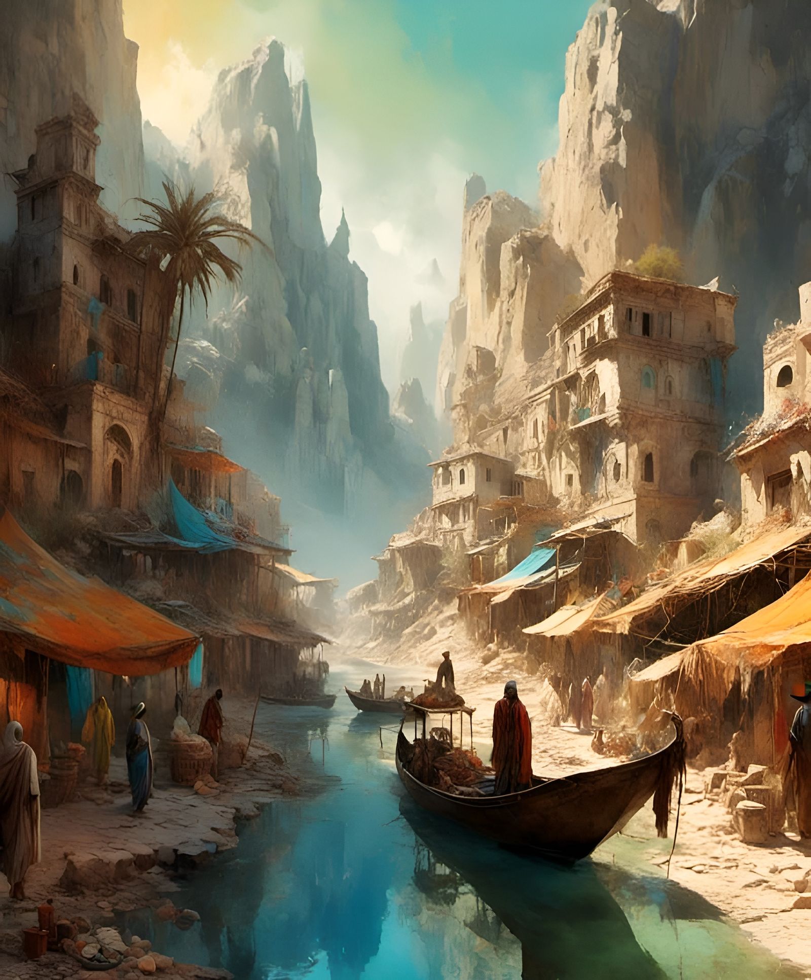 We shall continue our journey by boat...