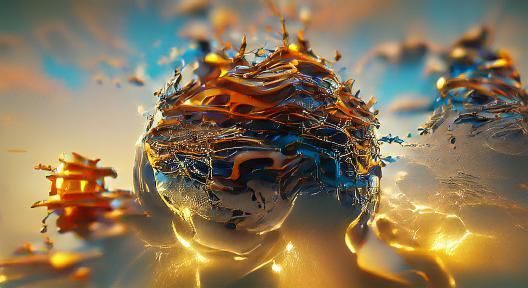 Abstract 3D Art in 8K Resolution