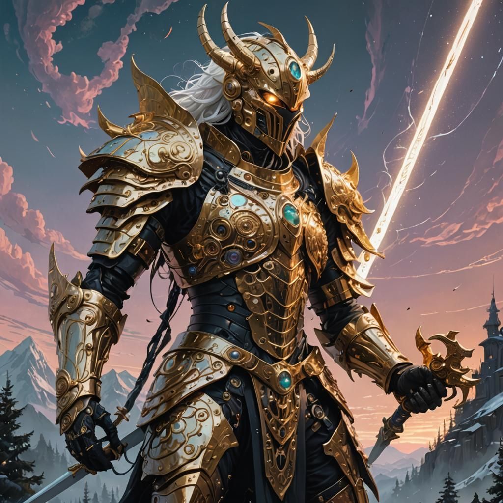 Divine God Merges with Mythical Creature