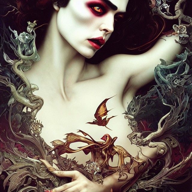 Sinister Finger Wings: Hyperdetailed Photorealistic Art