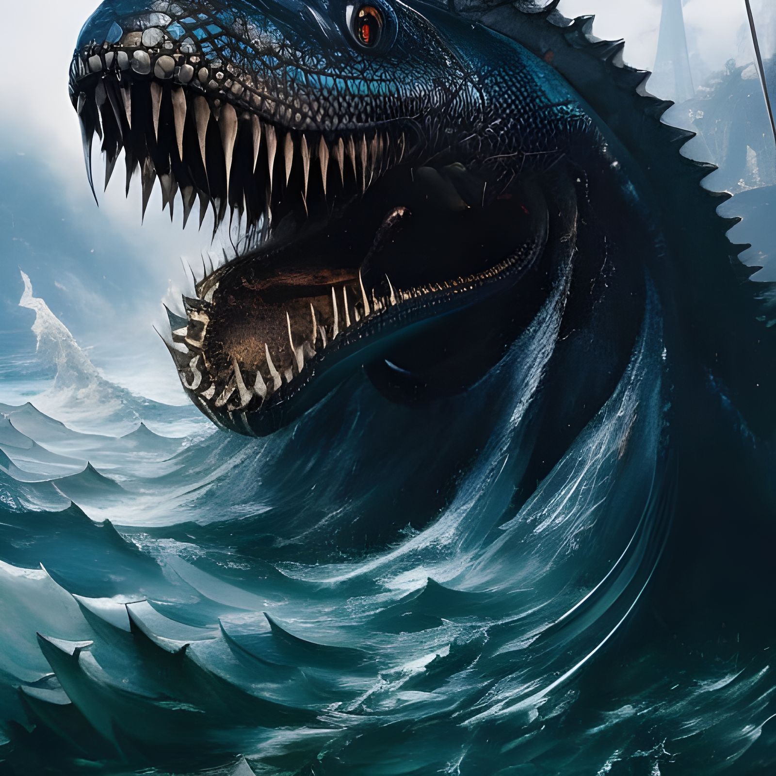 Jormungandr, the world serpent..