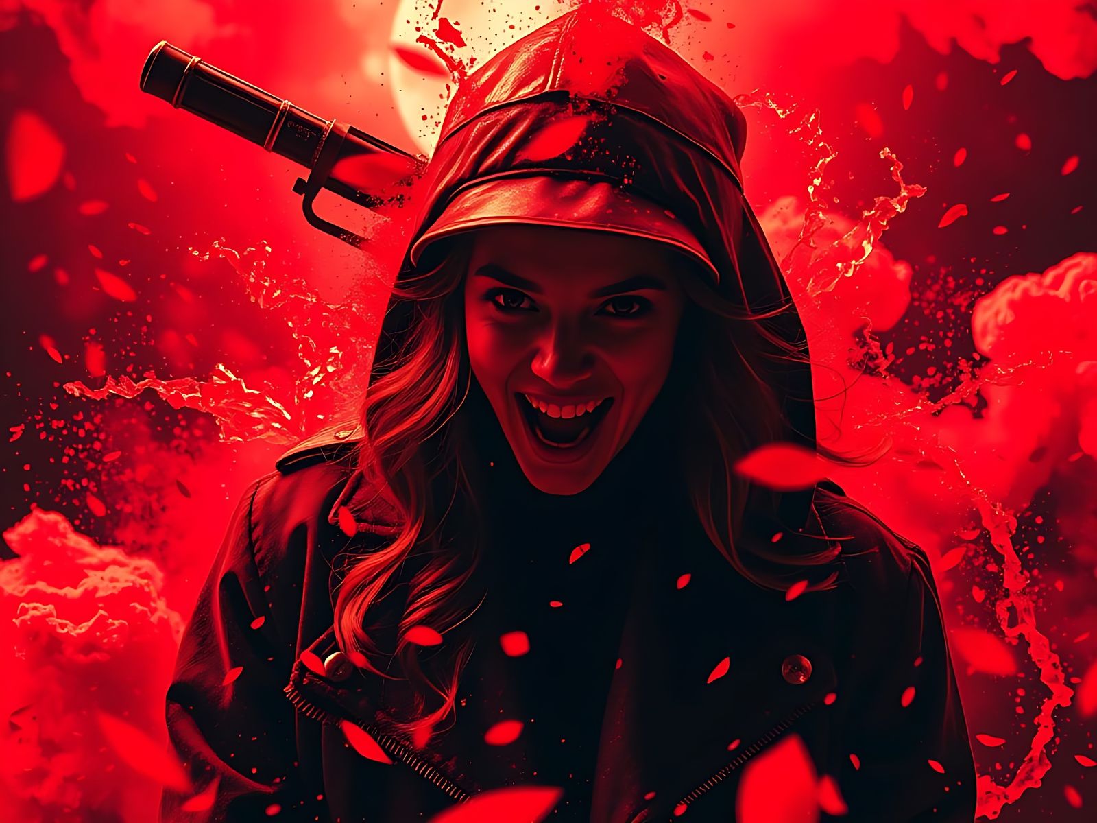 Crimson Tempest Expressionism: Nightmarish Chaos