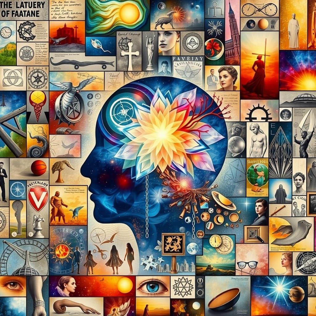 Vibrant Punk Icon with Avant-Garde Goth Ensemble in Photogra...