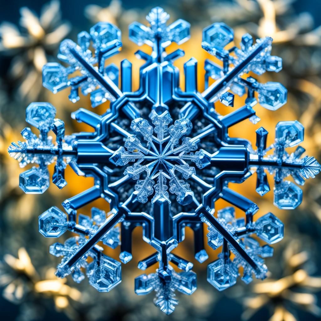 Microscopic Snowflakes: Complex Crystal Structures in HDR