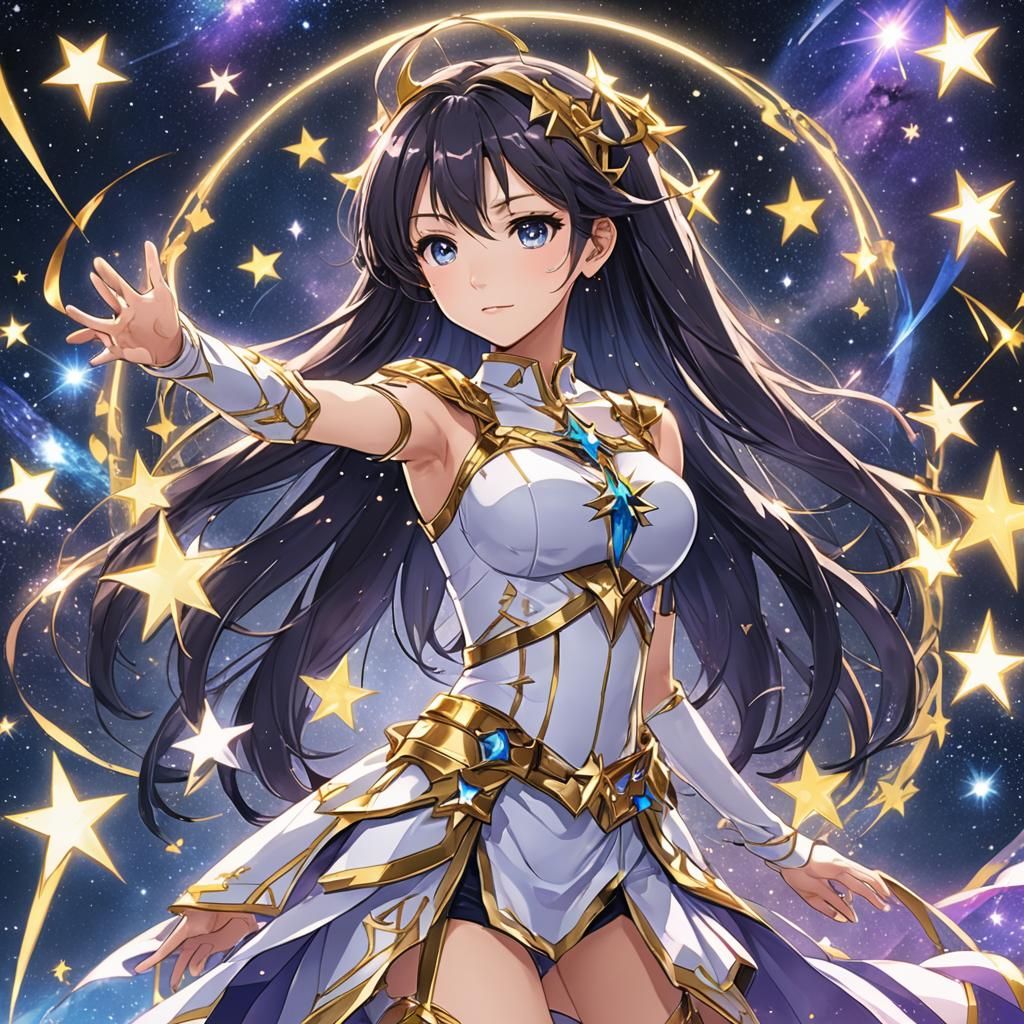 Starlight as Anime Character in Manga Style