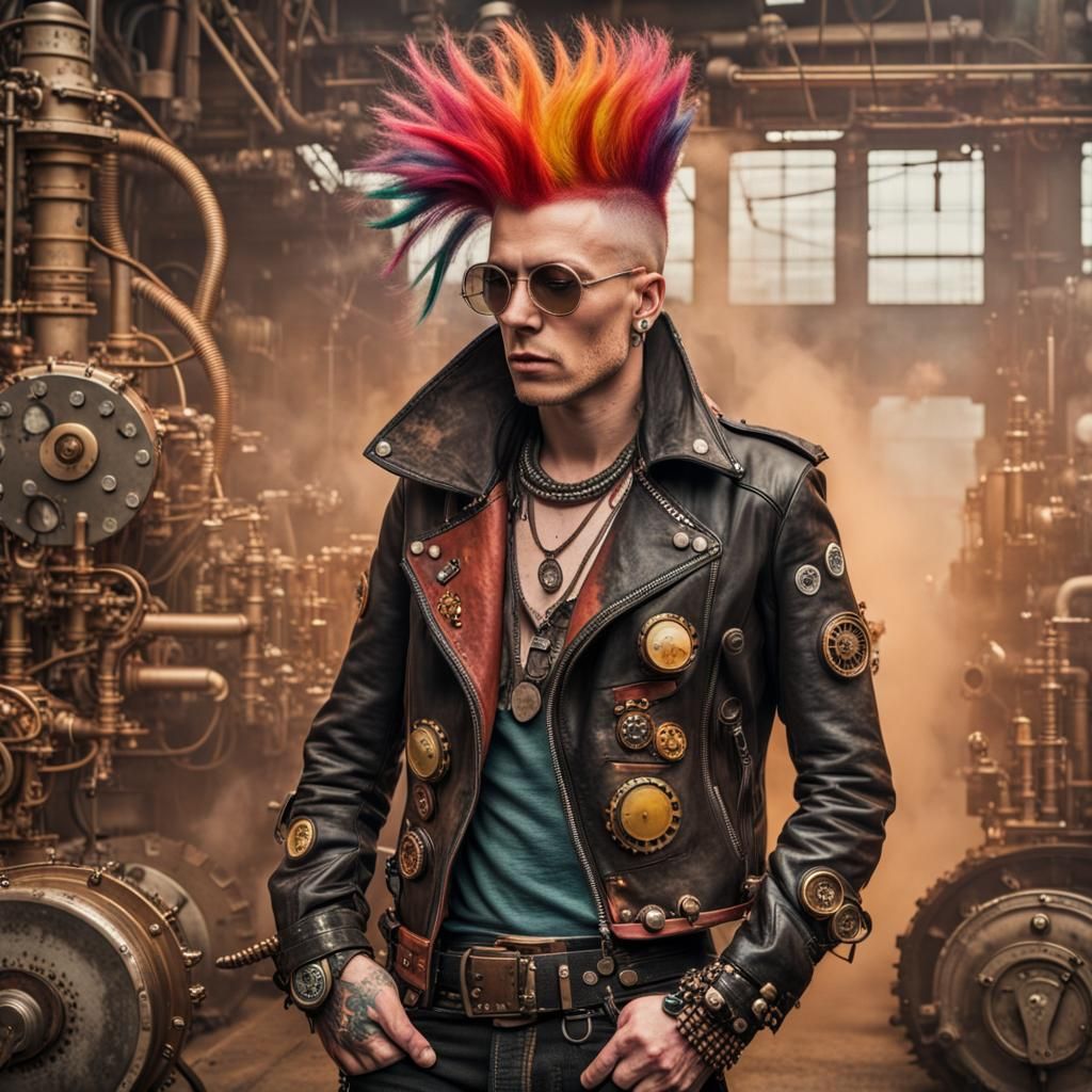 Steampunk meets Punk rocker.