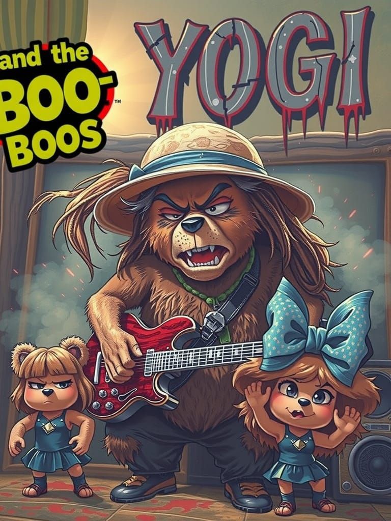 Distressed metallic dripping horror text in bold, red and bl...