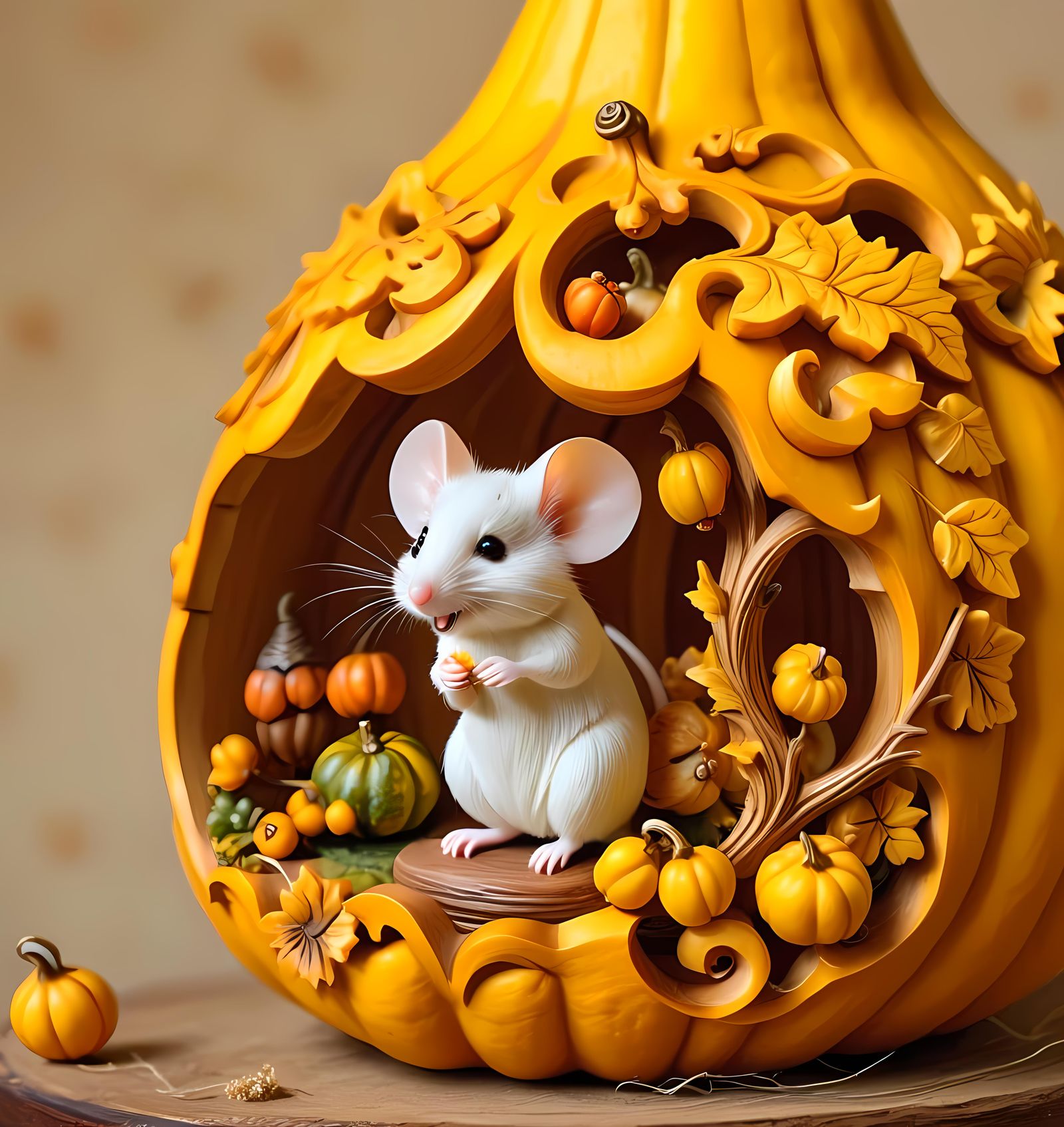 Tiny Mouse’s Gourd House
