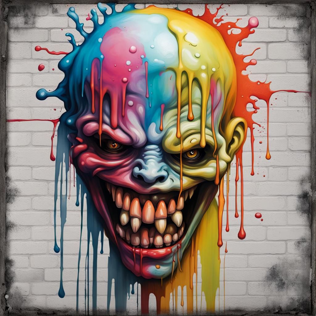 American Horror Story Graffiti Street Art