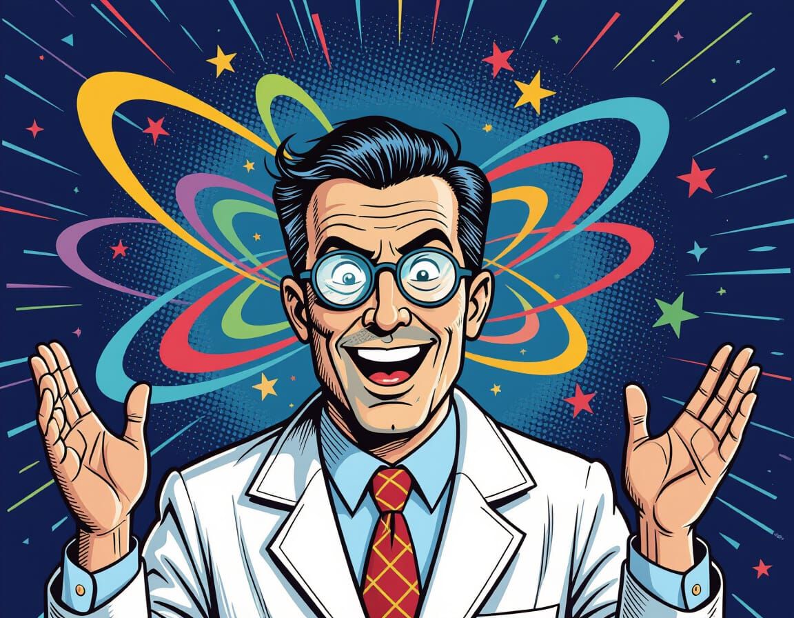 Dr. Paradox: Reality Warper in Abstract Art