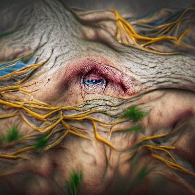 Hyperrealistic Tree with a Million Branches