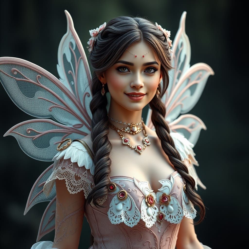 Ethereal Fairy Cosplay in Hyper Realistic Style