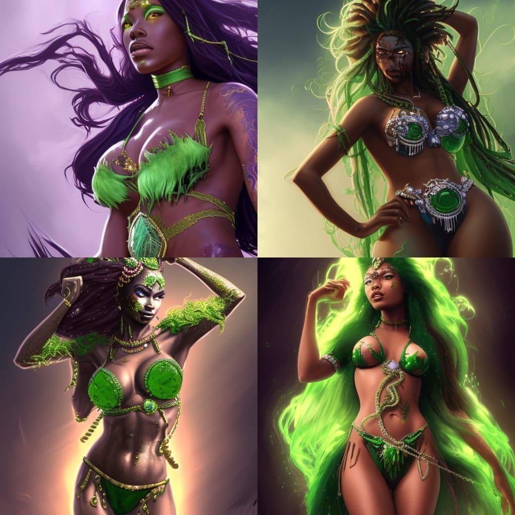 Earth + Zombie + Ebony + Princess