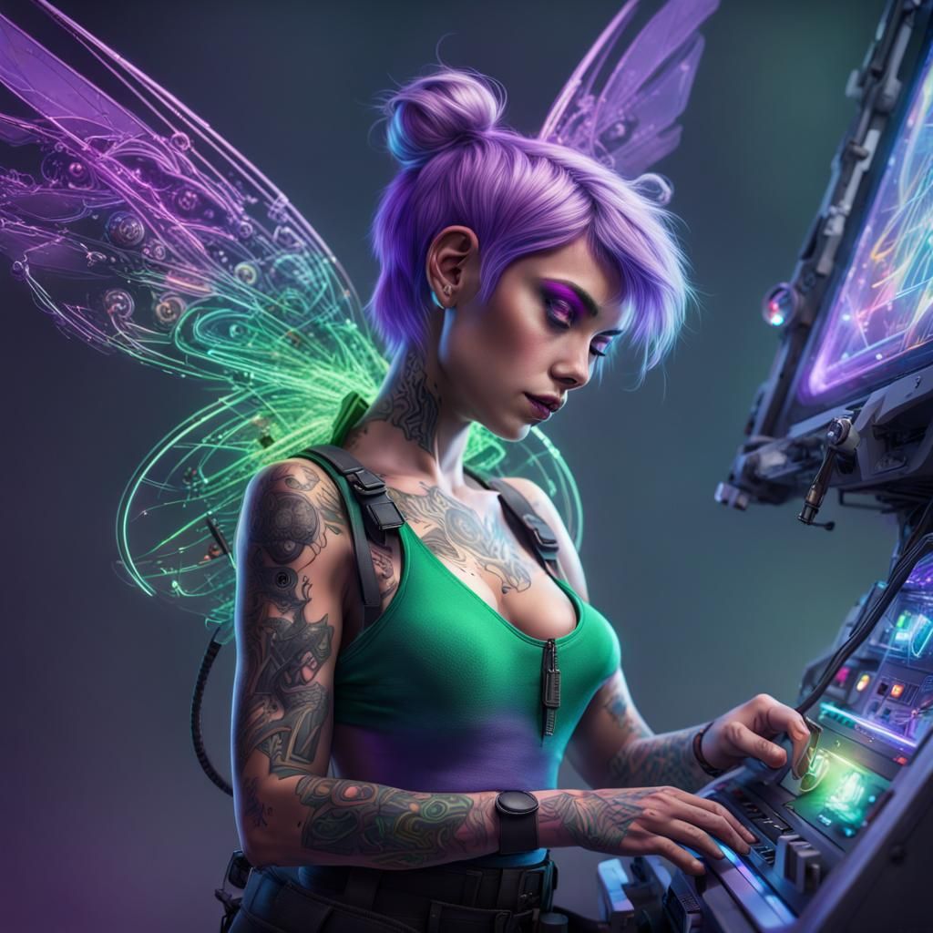 Tattooed Tinkerbell, Engineer of the Future
