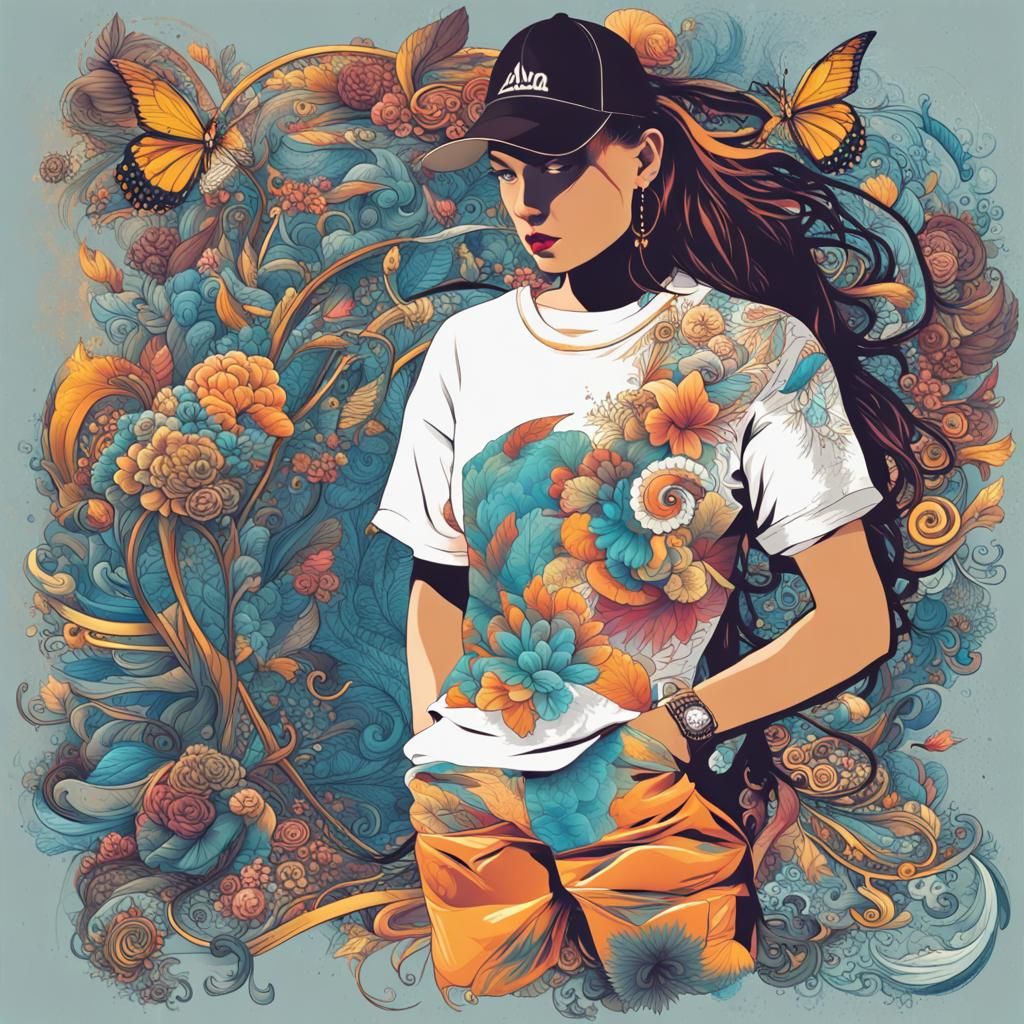 Stunning T-Shirt Graphics with Intricate Details
