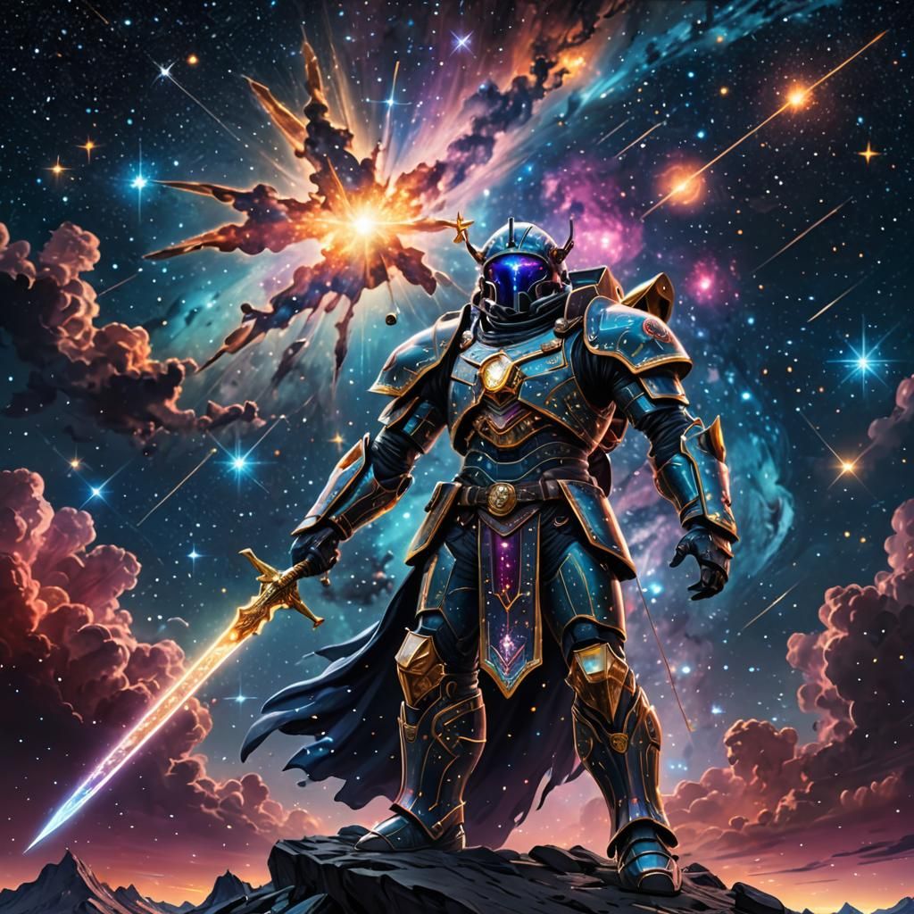 Orion Constellation Comes to Life: Cosmic Surrealist Art