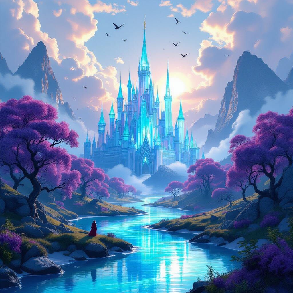 Aurora de Cristal y Violeta