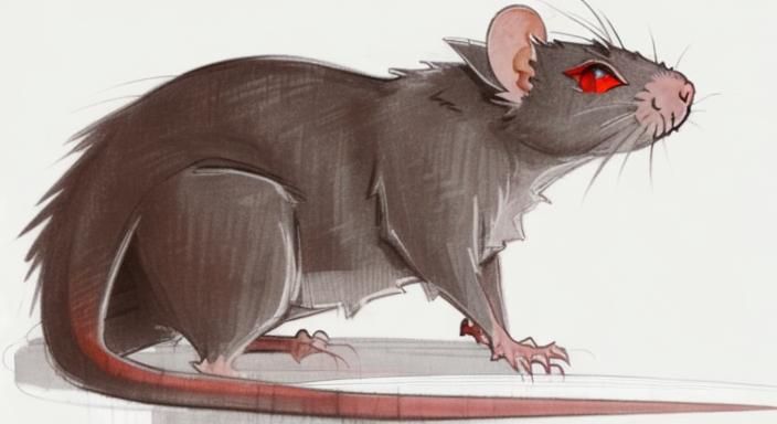 Vampire in Rat Form: A Dark Sketch