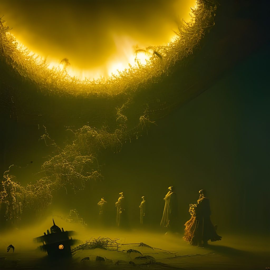 Ghostly Honey Harvest on Derelict Spaceship