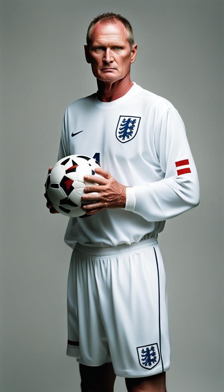 Paul Gascoigne England Portrait, Professional Photography St...