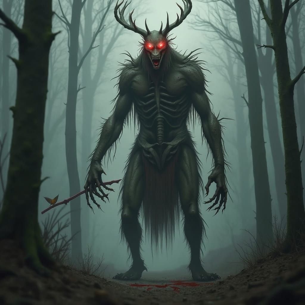 Terrifying Gothic Dragon with Exposed Ribs