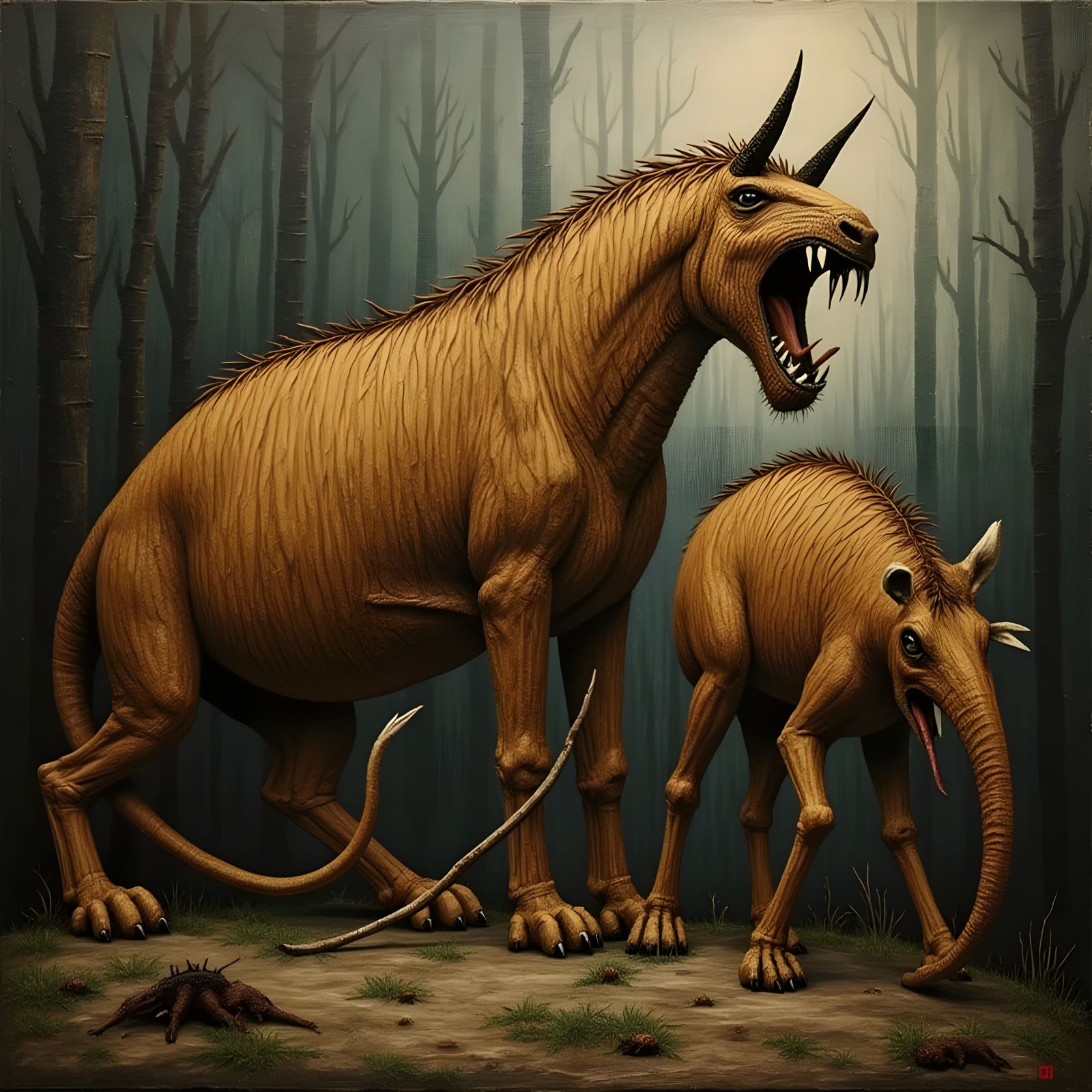 Sabre Tooth Tigers: Stone Age Silhouette