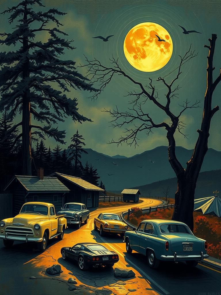 Photorealistic Kintsugi Synthetism with Wet Brush Effect