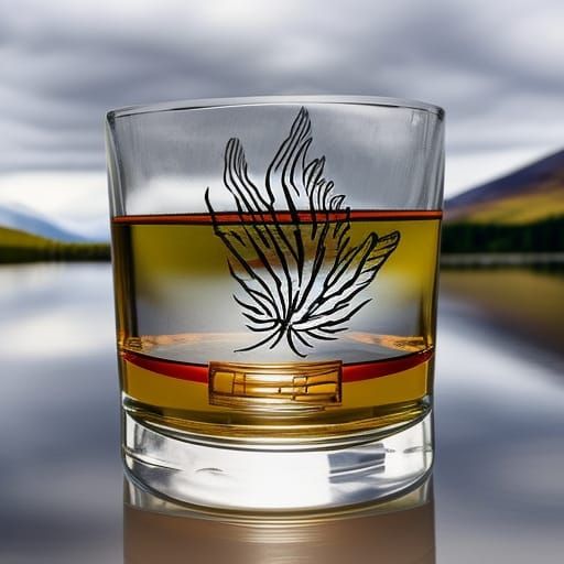 Scotch Whisky in the Scottish Highlands