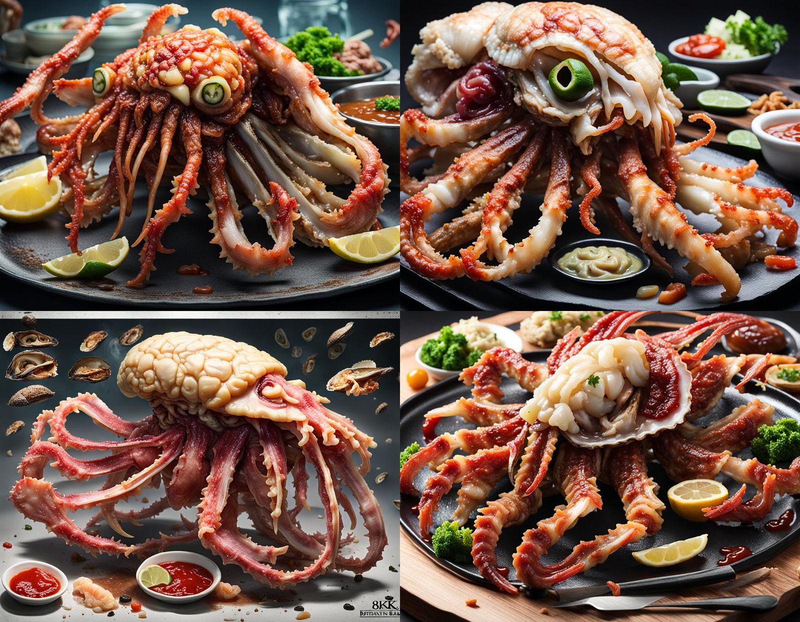 Horrific Hybrid Creature of Flesh and Machine